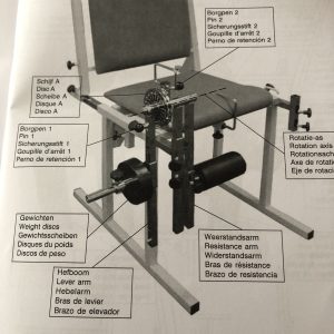 chaise reeducation musculaire du quadriceps