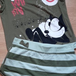 Pyjama short jupette