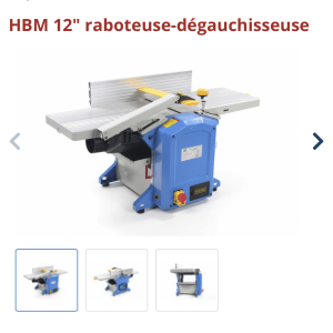 Raboteuse dégauchisseuse