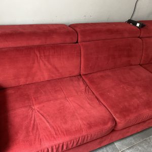 Canapé angle avec méridienne et box rangement