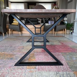 Table de salle à manger en hêtre 180x80x80cm