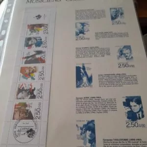 Timbres français feuillet spécial 1er jour 1991 à 1993