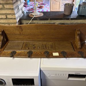 Portemanteau murale en chêne