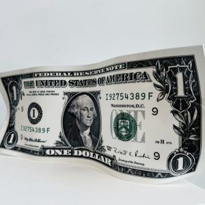 The white one dollar Karl Lagasse