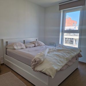 Cadre de Lit 160 x 200 cm Blanc avec 4 tiroirs