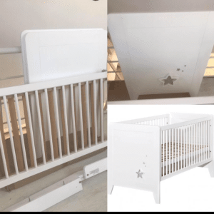 Lit bébé Noukies poudre d’étoiles