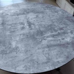 Table ronde style béton diam 120