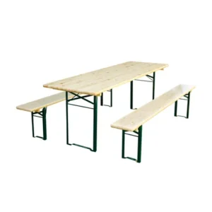 Table de brasseur avec banc à louer