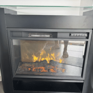 Cheminée électrique décorative quasi neuve