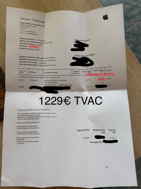 iPhone 16 Pro 128 Go titane noir – Image 8