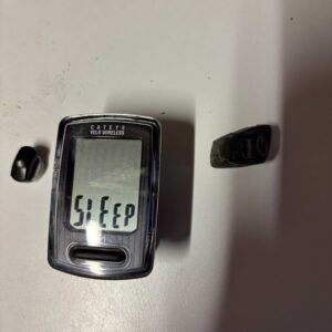 Compteur sans fil noir pour vélo