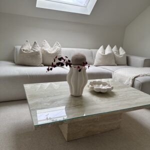 Table basse travertin 120x80