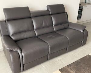 Salon en cuir marque Poltronesofa