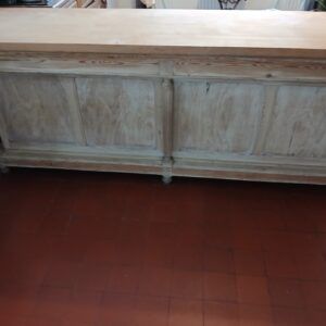 Comptoir de magasin ancien en Pin