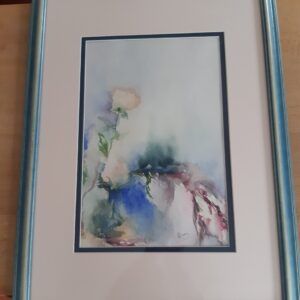 Aquarelle sous cadre