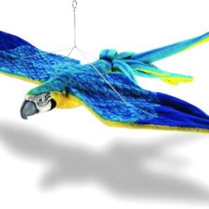 Peluche de collection à suspendre-Ara en vol-Marque Hansa