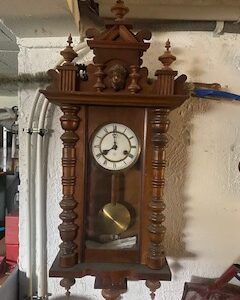 Pendule Henri 2 en noyer