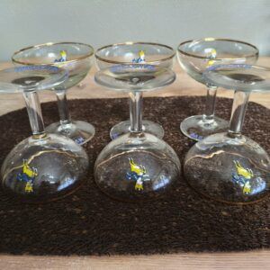 6 authentiques coupes à Babyscham en parfait état