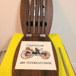 Ensemble ustensile aperitifs vintage avec coffret en bois