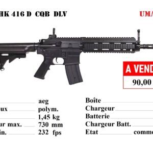 Réplique d'airsoft HK416D CQB Umarex