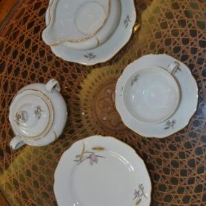 Service en porcelaine de Tchécoslovaquie début des années 60