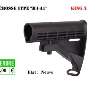 Accessoire airsoft : Crosse type "M4-A1" KING ARMS