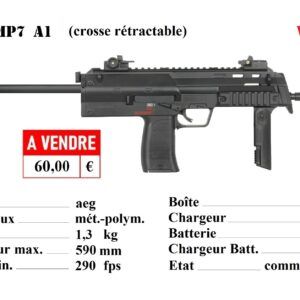 Réplique d'airsoft HK MP7.A1 - WELL