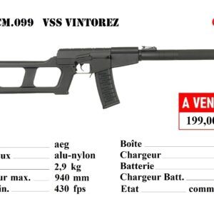 Réplique d'airsoft VSS Vintorez - CYMA