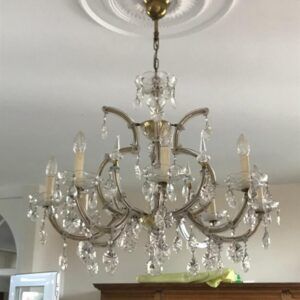 Lustres à pampilles