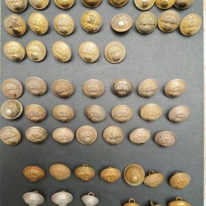 Militaria, boutons, collections