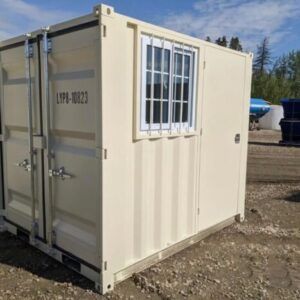 Container 8ft met raam en deur in perfecte staat