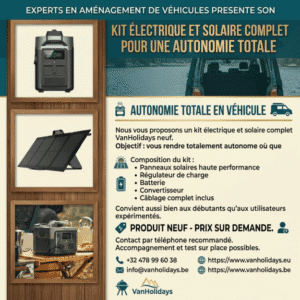 Sois autonome partout – Kit solaire véhicule VanHolidays