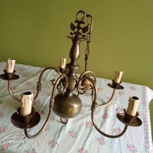Lustre vintage 5 branches.