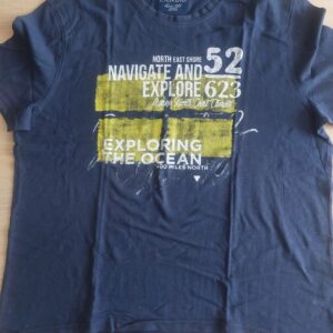 T'shirt homme bleu foncé XL