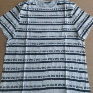 T'shirt homme blanc rayé Star Wars