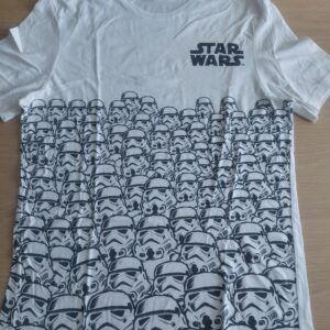 T'shirt homme blanc imprimé Star Wars