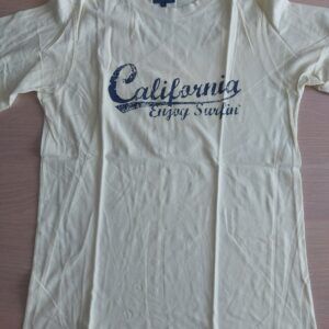 T'shirt homme jaune paille