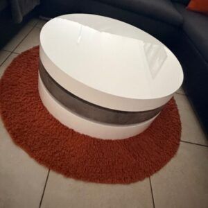 Table basse pivotante