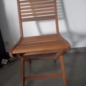 chaises de jardin en teck