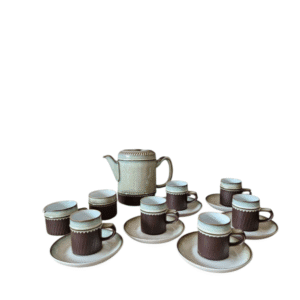 Service à café Rondo by Denby England céramique anglaise Années 70