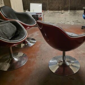 lots 5 fauteuils clubs
