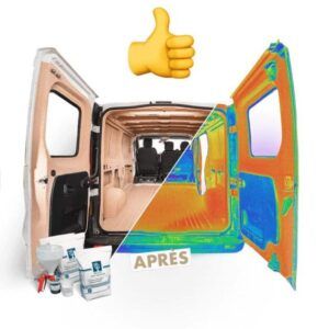 Isolation liège projeté pour véhicule aménagé — dès 15 €