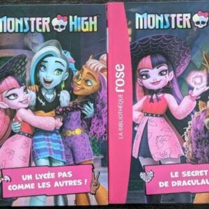 MONSTER HIGH P. 1 et P. 2 (LA BIBLIOTHEQUE ROSE)