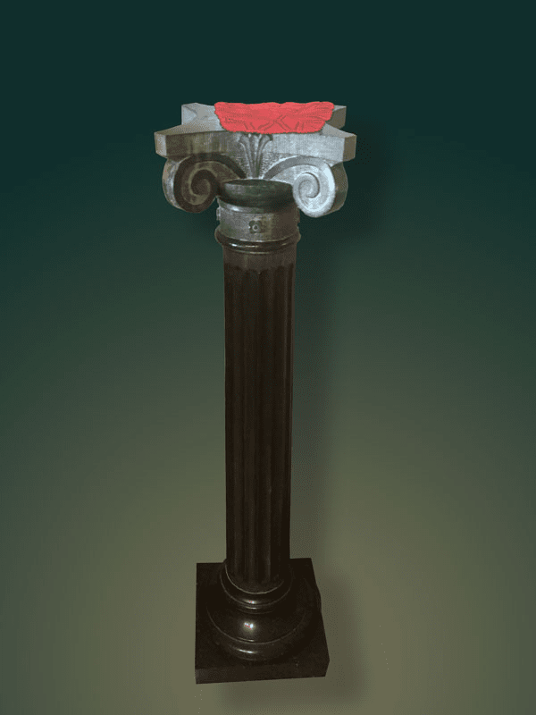Colonne en marbre et pierre noire – Image 6