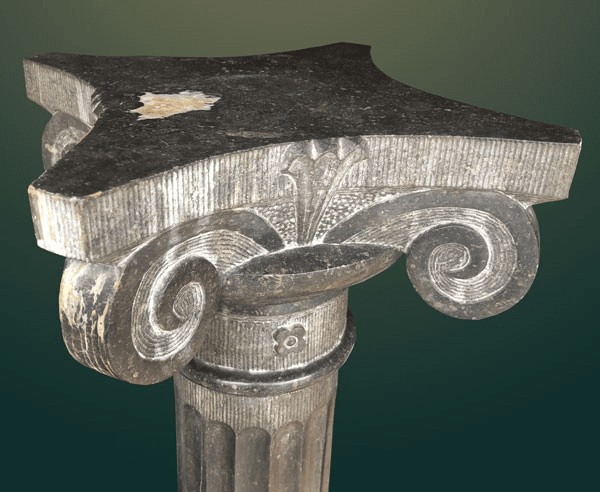 Colonne en marbre et pierre noire – Image 5