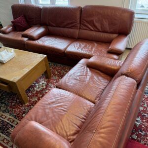 Buffalo cuire salon 3+2+1