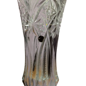 Vase en cristal d Arques H 30cm Ø 16cm vintage 70