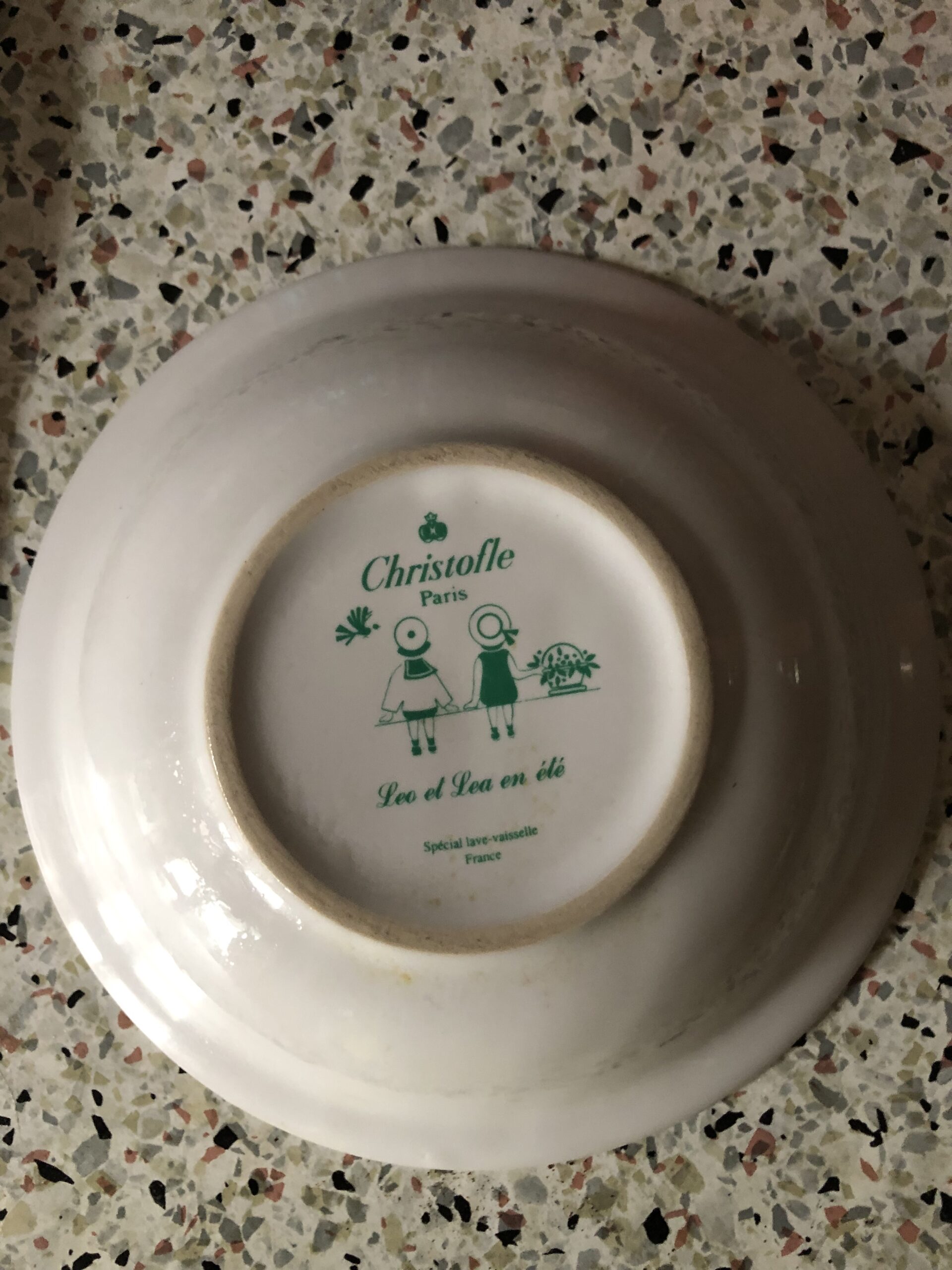Assiette creuse Christofle