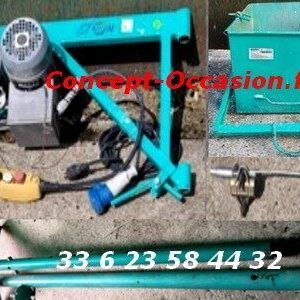 Treuil élévateur IMER ET 200 N + étai + benne basculante Imer