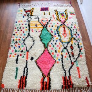 Tapis berbère marocain Azilal laine artisanal 150x100cm